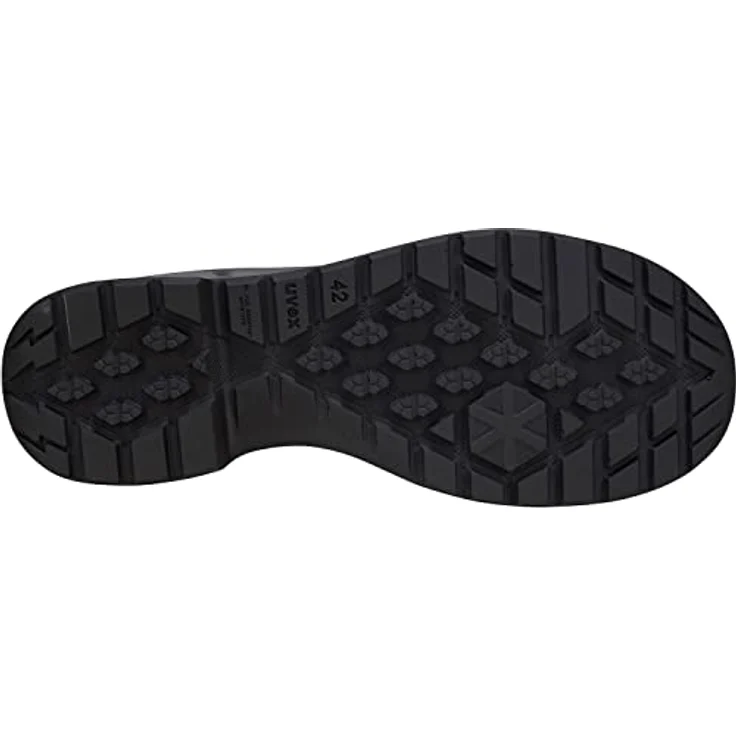 Uvex 2 Trend Halbschuh mit BOA Fit System, Sicherheitsschuhe S1 P SRC, Arbeitsschuhe für Herren, Schwarz/Grau/Orange, Größe 42 – Bild 4
