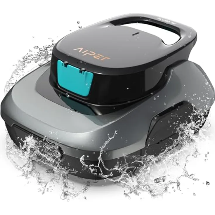 Aiper Poolroboter Scuba SE Akku Bodenreinigung mit Audio-Alarmsystem, Parkassistent
