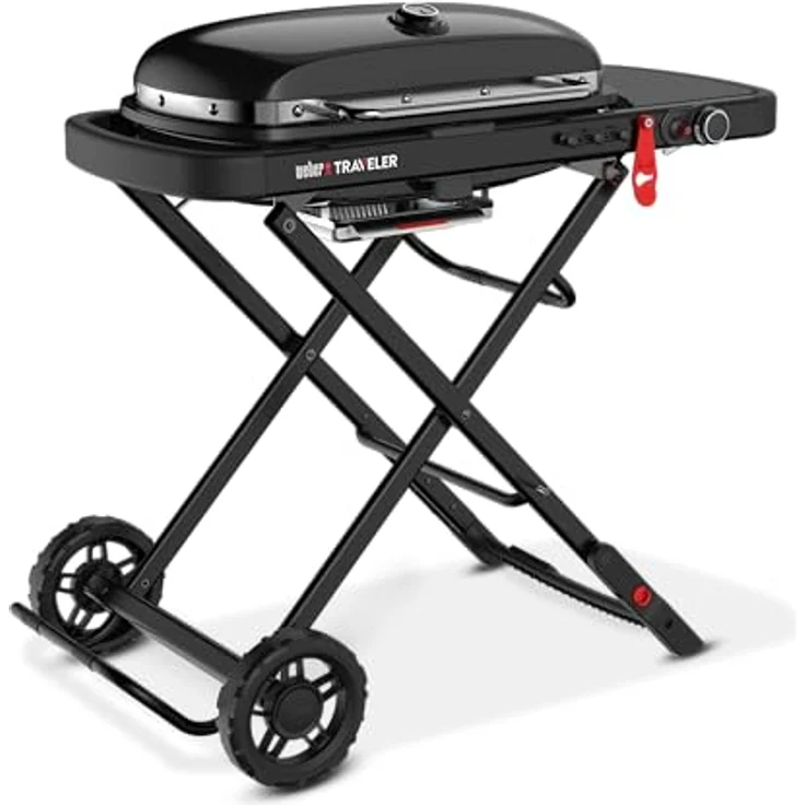 Weber-Stephen, Gasgrill, Weber Traveler Stealth Edition schwarz – Bild 2