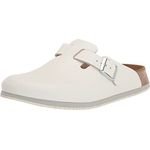 BIRKENSTOCK Boston BS Super Grip schmale Weite Verstellbarer Riemen weiß Größe 41