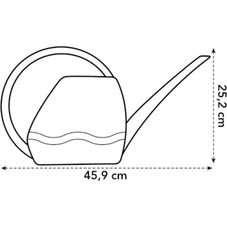 Elho Aquarius Giesskanne - Anthrazit - Drinnen - 3.5 Liter – Bild 4