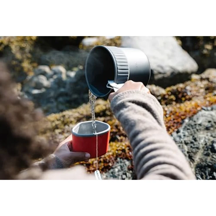 Msr PocketRocket Deluxe, Campingkocher-Set für zwei Personen mit 1,2-Liter-Topf und Push-Start-Zündung, ultraleicht – Bild 7