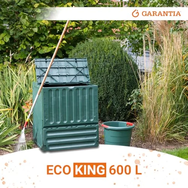 Garantia ECO-KING Komposter 600 L, grün - 627005 – Bild 3