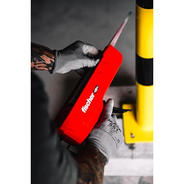 Fischer Handauspressgerät fis dm s Pro, ergonomische Kartuschenpistole für 150-390 ml Kartuschen aus glasfaserverstärktem Kunststoff – Bild 4
