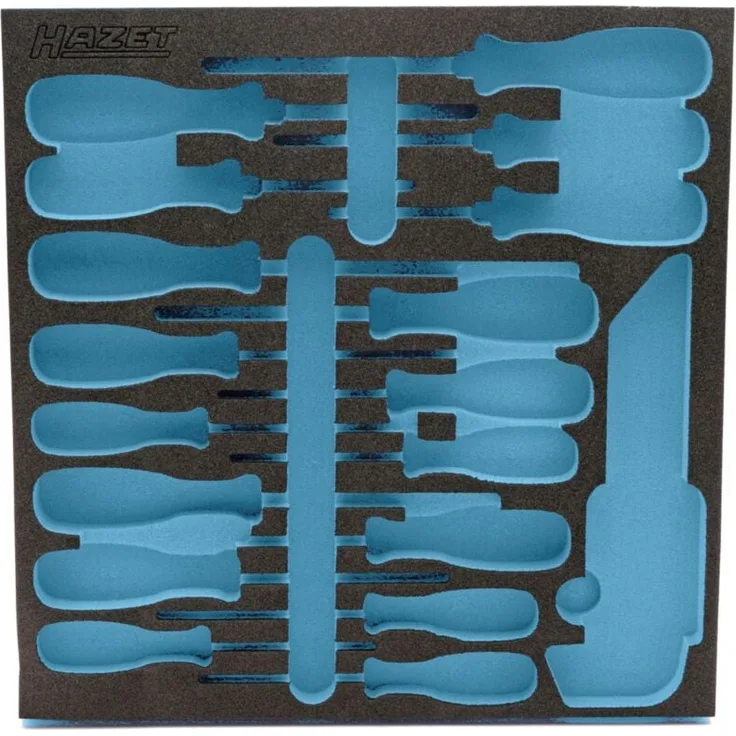 Hazet 2-Komponenten Weichschaum-Einlage für Art.Nr. 163-297/26, unbestückt, Maße 344 x 342 mm