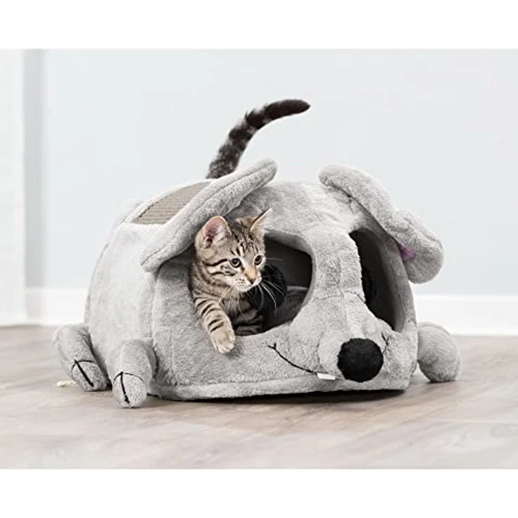 Trixie Kuschelhöhle Lukas 35x33x65 cm grau – Bild 2