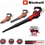 Einhell Akku-Laubbläser Universalbläser GE-UB 18/250 Li E 18 V 250 km/h Solo Power X-Change, kabellos, leicht und leistungsstark