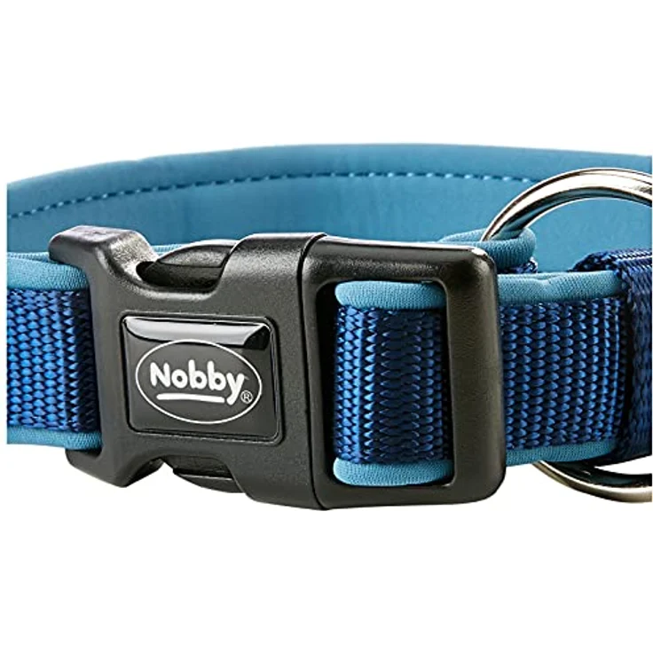 Nobby Halsband Classic Preno, blau / blau L: 30-45 cm, B: 20/25 mm, 1 Stück – Bild 3