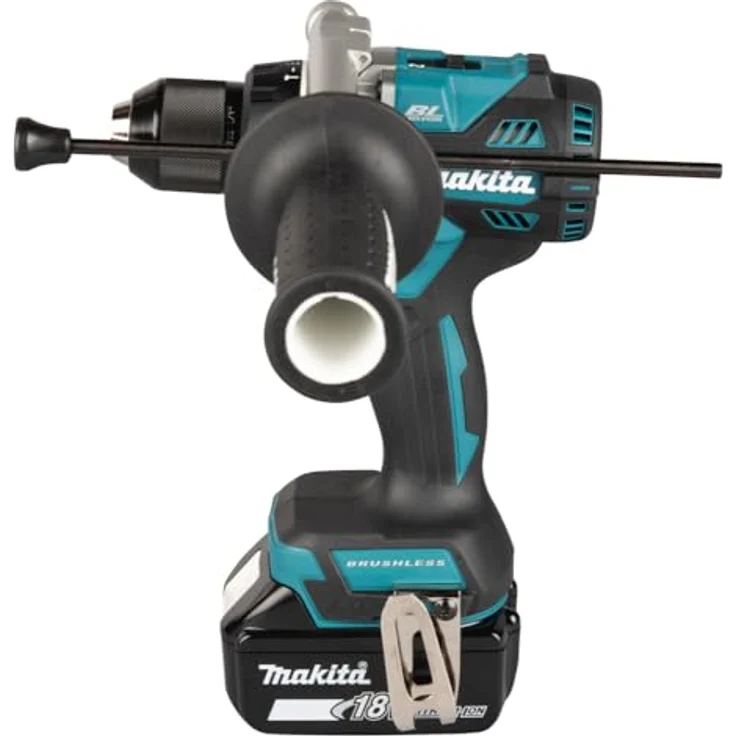 Makita DHP492Z, Akku Schlagbohrschrauber Solo 18V Li-Ion LXT, bürstenlos, max. Drehmoment 130 Nm, LED-Arbeitslicht, XPT staub- und wasserresistent – Bild 3
