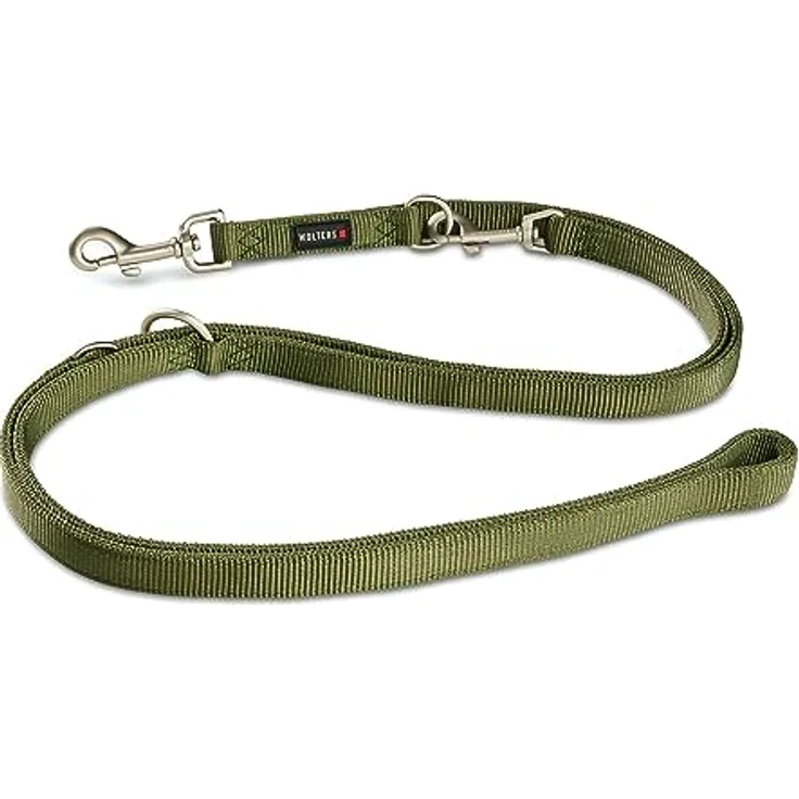 Wolters Führleine Professional, Farbe:Olive, Größe:M 300 cm x 15 mm (extra lang)