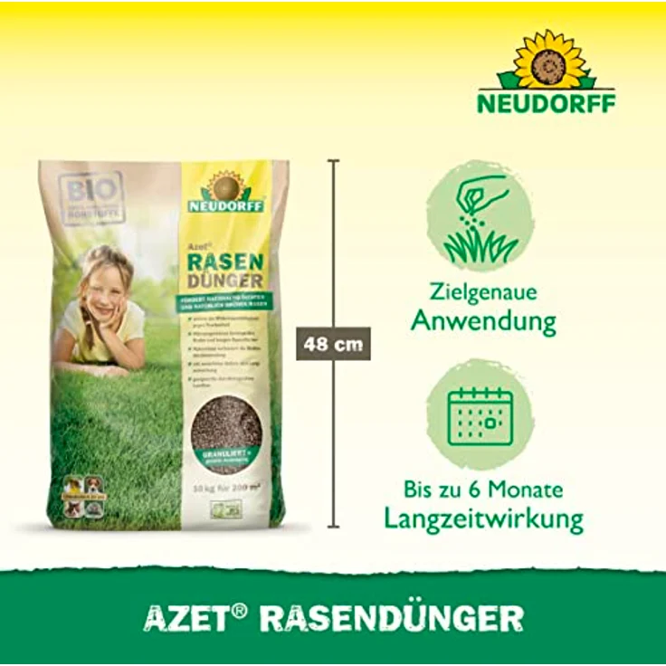 NEUDORFF Azet RasenDünger 10 kg – Bild 3