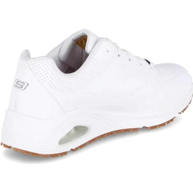 Skechers Work Uno SR, Rutschhemmende Arbeitsschuhe mit Air-Cushioning, Weiß WHT, Größe EU 41 – Bild 6