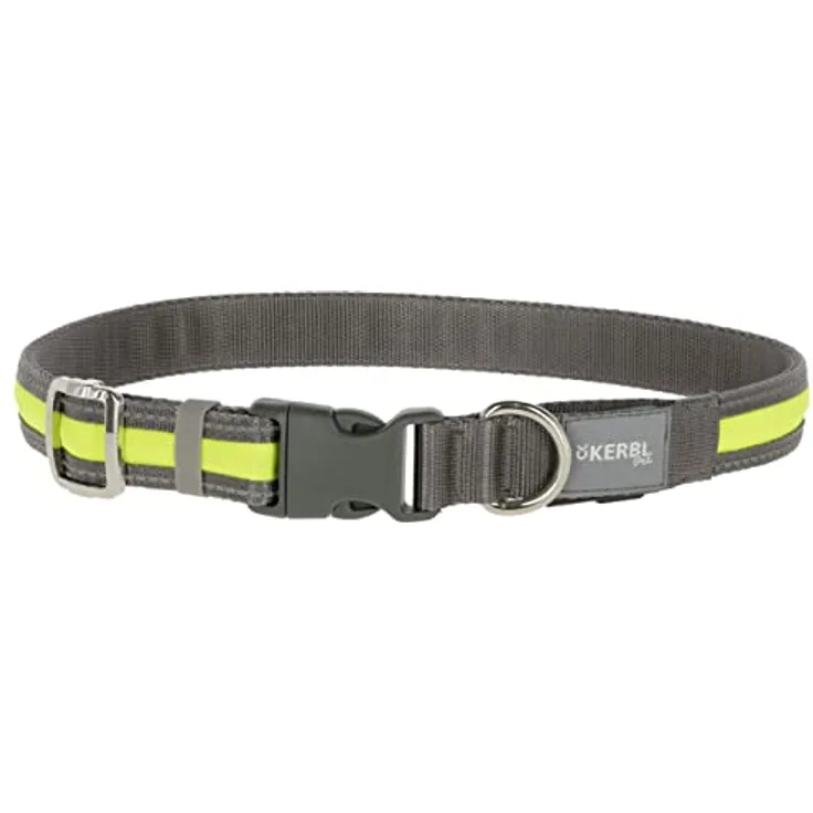 Light & Reflex Leuchthalsband gelb , S/M