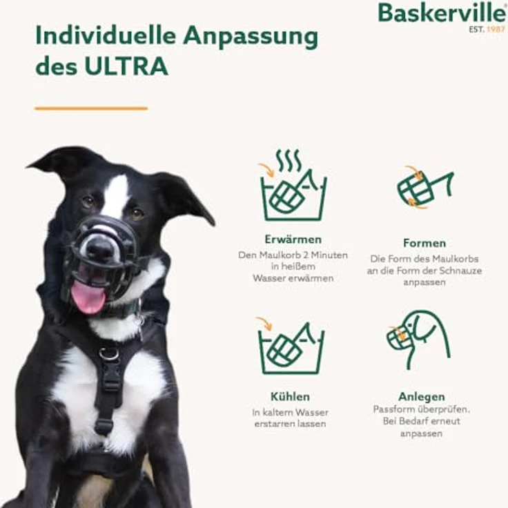 Nobby Company of Animals Baskerville Ultra Muzzle Size 5 - Preisvergleich – Bild 4