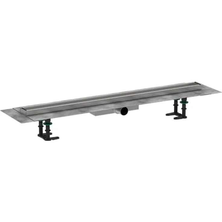 hansgrohe 56169000 RainDrain Compact Duschrinne 900 befliesbar für Flache Installation Komplettset – Bild 1