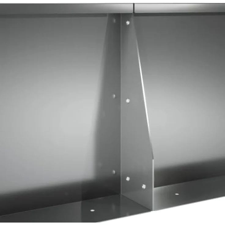 vidaXL Beetumrandung Stützmauer, 4 Stück, 100 x 100 x 30 cm, wetterbeständiger verzinkter Stahl, Silber, modulares Design – Bild 8