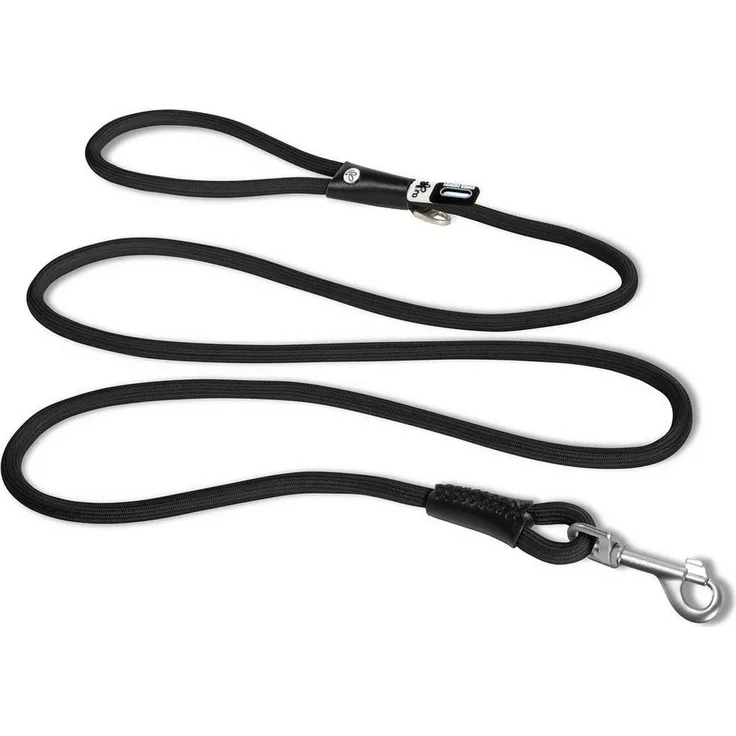 Curli Hundeleine Stretch Comfort Leine schwarz, schockabsorbierend und komfortabel