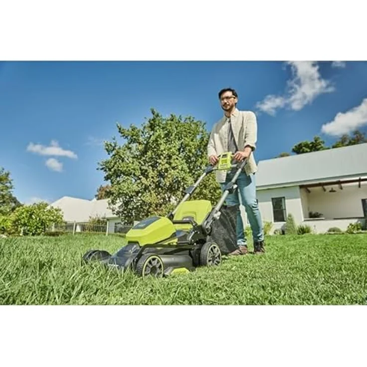 Ryobi MAX POWER Akku-Rasenmäher 36 V mit 40 cm Schnittbreite, mit 4,0 Ah Akku & Ladegerät, RY36LM40A-140 – Bild 3