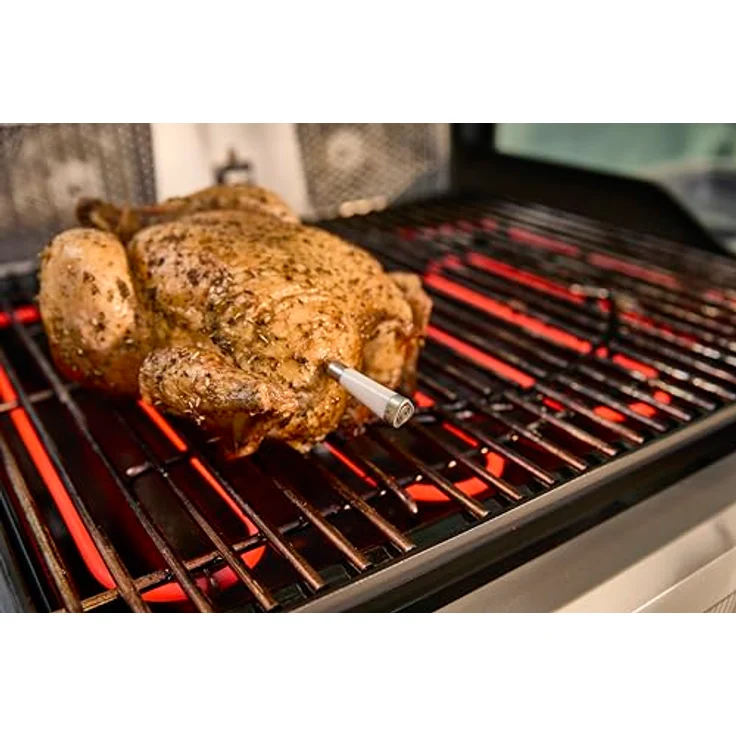 Weber Smart Wireless Temperaturfühler, präzise Temperaturmessung mit Bluetooth & WLAN, App-gesteuerte Überwachung, wiederaufladbar, Weiß (3401151) – Bild 5