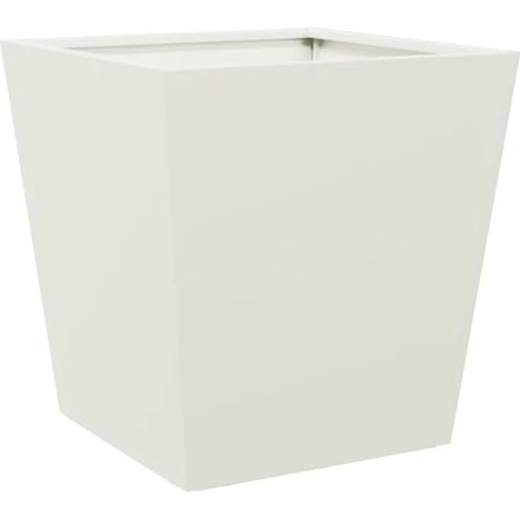 vidaXL Pflanzkübel 2 STK. Weiß 40x40x40 cm Stahl, rostbeständig und strapazierfähig – Bild 5