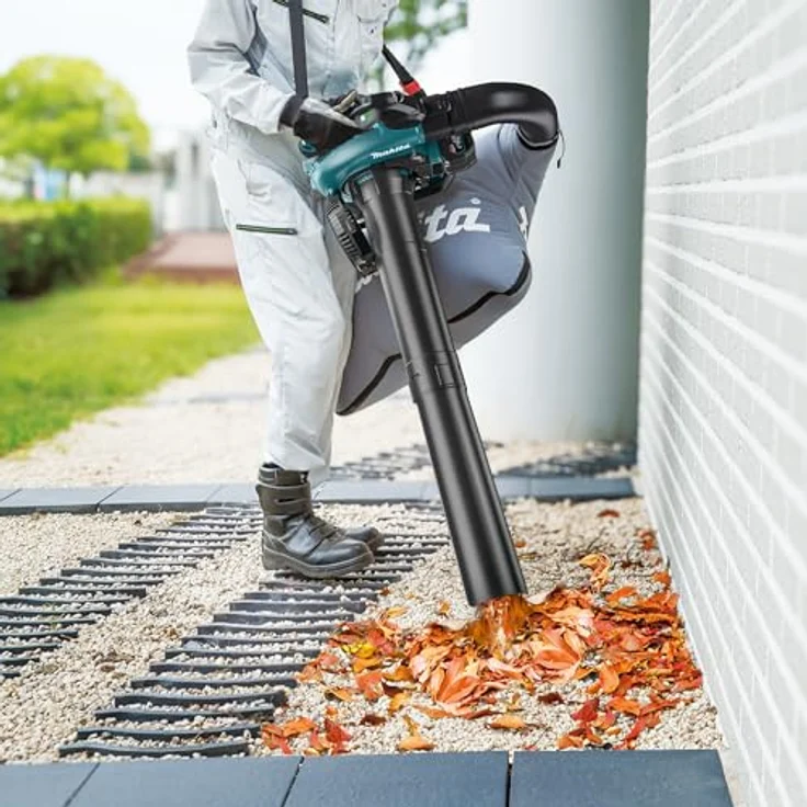 Makita Akku-Laubbläser und -sauger UB003GZ, 40 V mit bürstenlosem Motor, 2 Luftstromgeschwindigkeiten, inkl. Zubehör – Bild 17