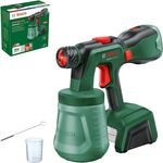 Bosch Akku-Farbsprühsystem UniversalSpray 18V-300, sprühfähig für Dispersions-/Latexfarben und Lacke, 1200 ml Becher, 2 m²/min, ohne Akku