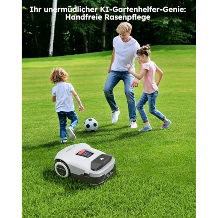 ANTHBOT Genie 3000 Mähroboter, kabellos mit Full-Band RTK & 4-Augen-Vision, für bis zu 3400 m², 30+ Zonen-Management, KI-Hindernisvermeidung, präzise Rasenpflege – Bild 4