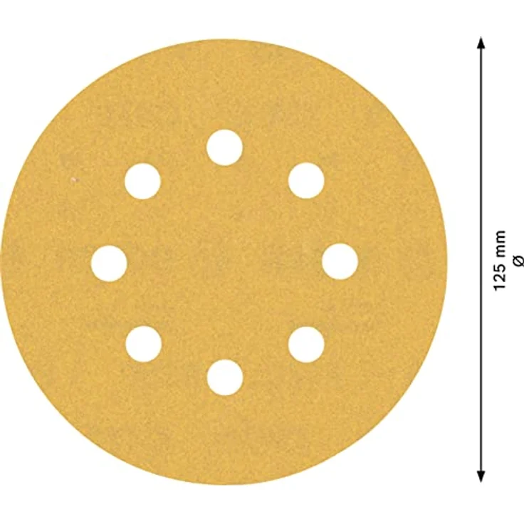 Expert C470 Schleifpapier mit 8 Löchern für Exzenterschleifer, 125 mm, G 180, 50-tlg. – Bild 4