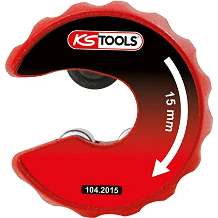 KS Tools 104.2015 Kupferrohr Ratschen-Rohrabschneider, 15mm – Bild 2