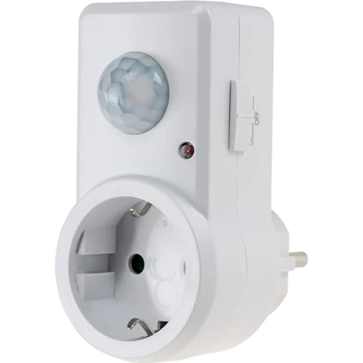 Chilitec Zwischenstecker mit Bewegungsmelder 230V Steckdose weiß – Bild 2
