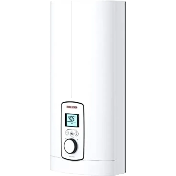 STIEBEL ELTRON Elektronischer Durchlauferhitzer DEL 18/21/24 Plus, gradgenaue Wunschtemperatur, LCD Display, ECO-Modus, 236739