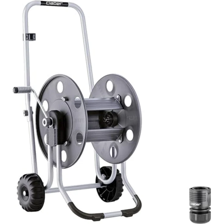 Claber 8891 Metal 60 Cart, schwarz-orange-grau Bewässerungszubehör – Bild 2