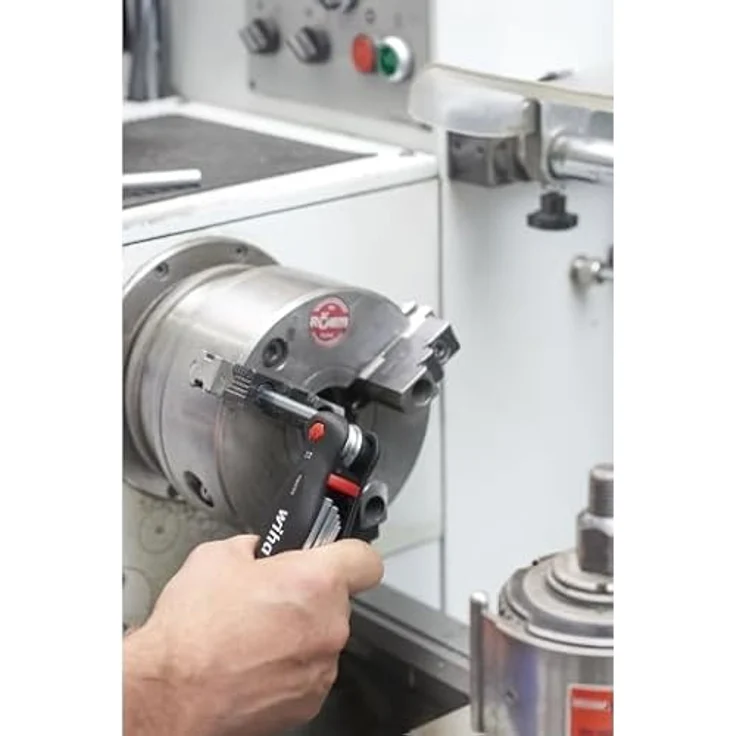 Wiha Multitool PocketStar Sechskant 7-tlg. (23035), per Tastendruck, schneller Zugriff, als Längs- und Quergriff einsetzbar, sicher verstaut, all-in-one Werkzeug – Bild 5