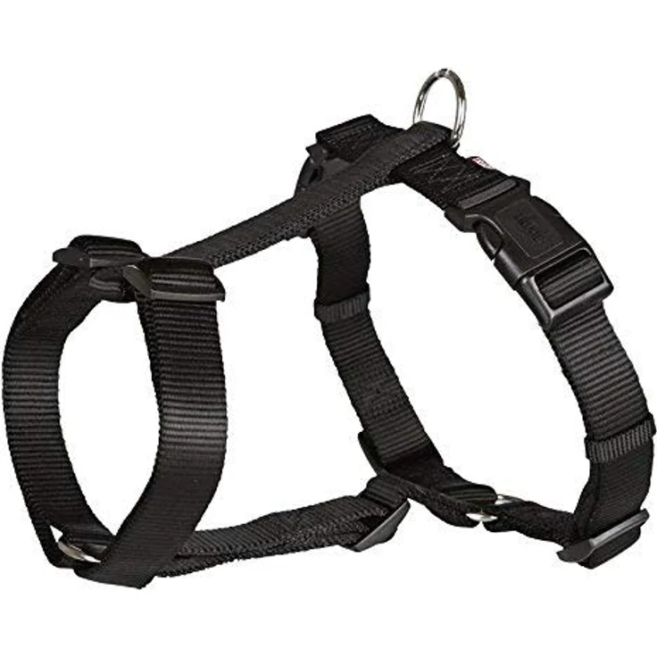 TRIXIE Premium Hundegeschirr, extra small - small, Schwarz, Hochwertiges Nylonband – Bild 4