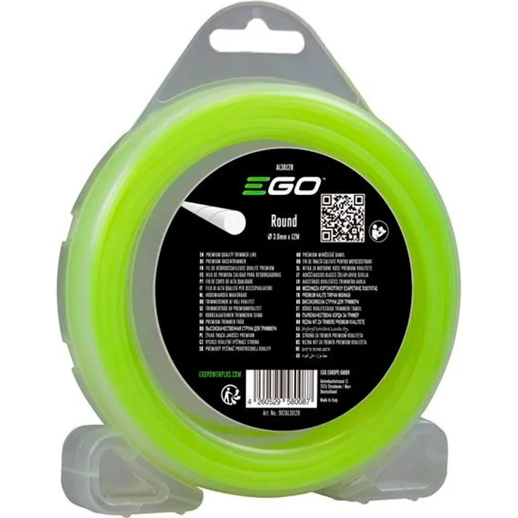 EGO POWER PLUS Trimmerfaden AL3012R, 12 m, 3 mm Durchmesser, gelb, für STX4500 / BCX4500 / STX3800