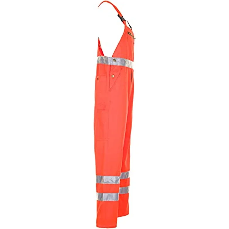 Warnschutz Latzhose uni orange Größe 52 – Bild 4