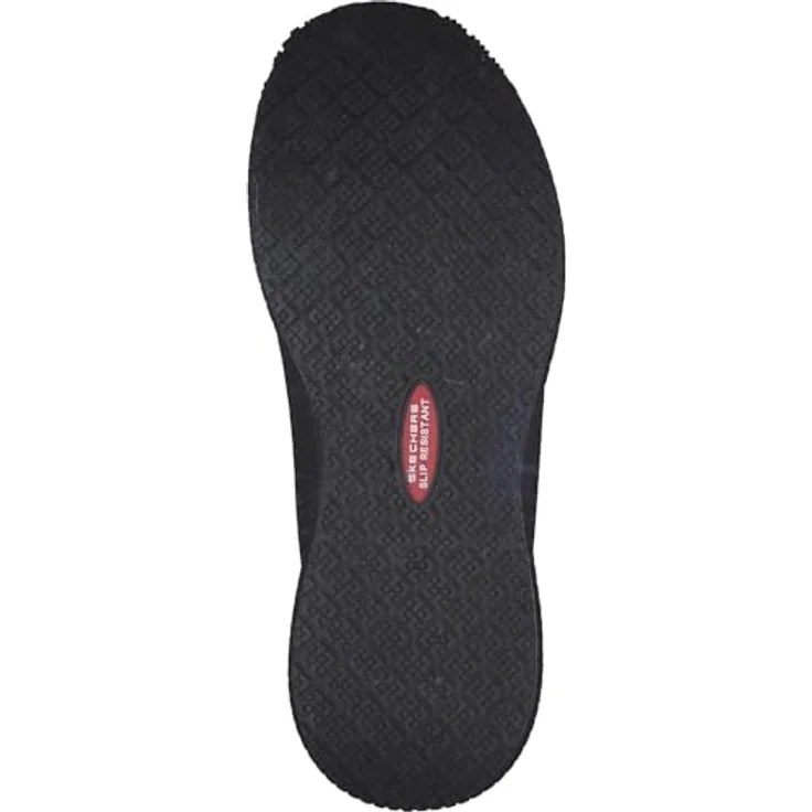 Skechers WORK Damen Sicherheitsschuh, rutschfest schwarz-gold, Anti-Rutsch-Sohle, Gedächtnisschaum-Fussbett, EN 20347:2012 – Bild 6