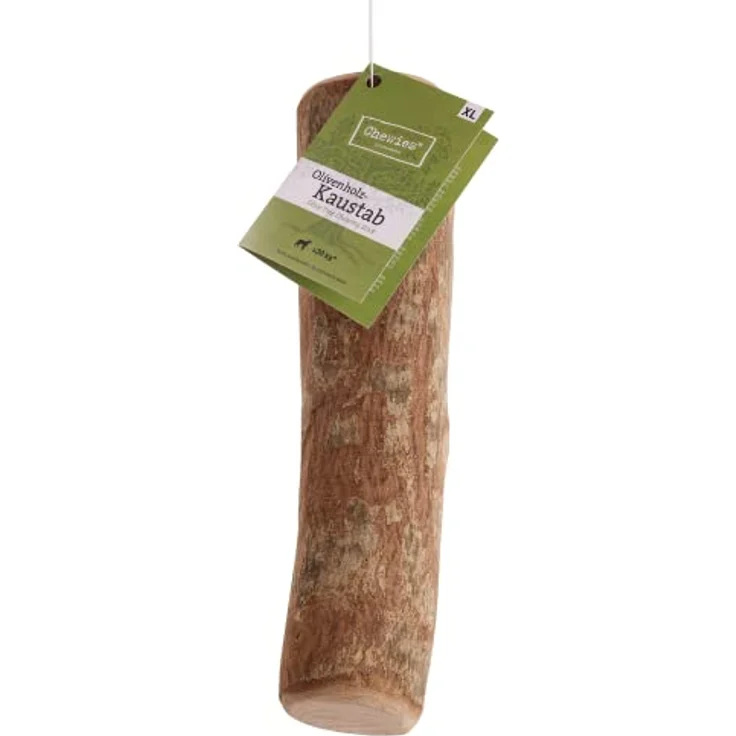 Chewies Kauknochen Hunde-Spielzeug aus Olivenholz für Hunde - 100 % natürliches Hundezubehör risikoarm & langlebig - Größe XL: Für Hunde ab 30 kg Körpergewicht – Bild 2