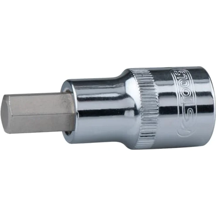 KS Tools Bohrer- und Bitset 1/2" CHROMEplus, Innensechskant, kurz, 11 mm, hochglanz verchromt, Chrom Vanadium – Bild 1