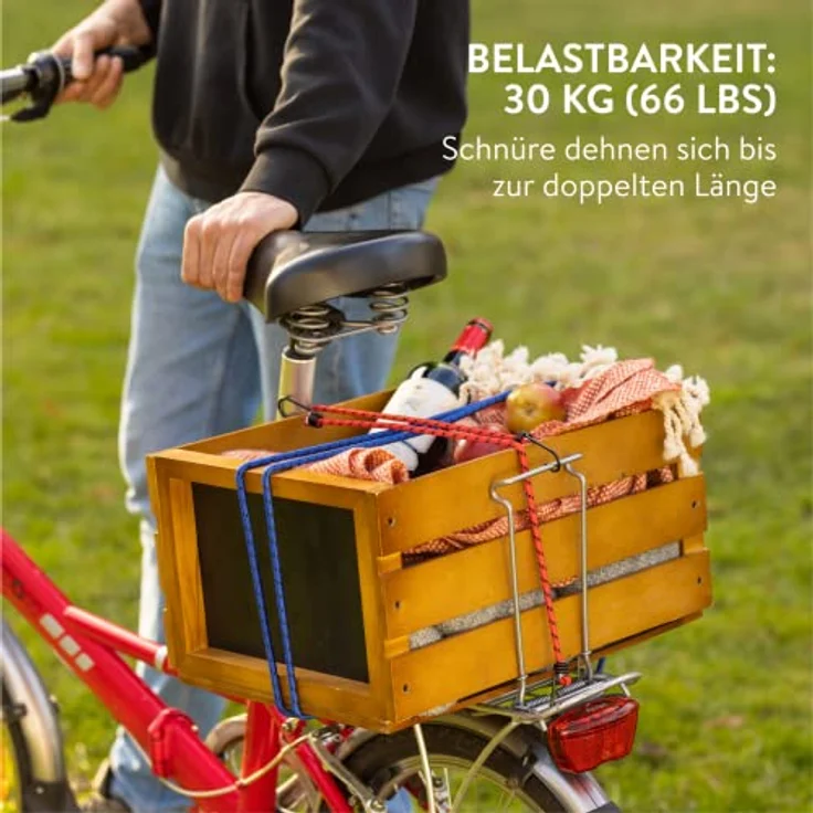 PRETEX Spanngummi mit Haken 12er-Set, hochbelastbare Gepäckspanner in 4 Längen mit starken Metallhaken, robust und reißfest für optimale Ladungssicherung – Bild 2