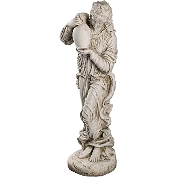 Wetterfeste Große 8kg Statue antike Wassertägerin 74cm SYLA14018 Dekofigur Figur – Bild 2