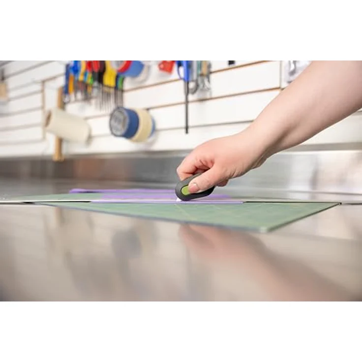 SPG Mini-Cutter mit automatischem Klingenrückzug, 12 Stück Set für präzise Schnitte von Papier, Karton und Folie – Bild 8