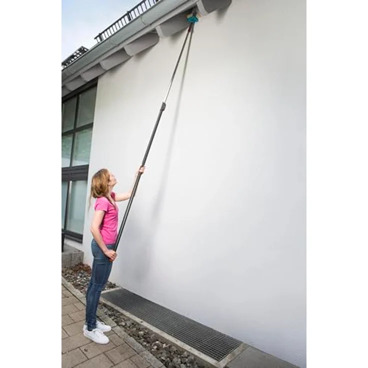 GARDENA combisystem-Winkelbesen: Komfortabler Eckbesen zum Entfernen von z.B. Spinnweben in Ecken, variabler Arbeitswinkel (3634-20) – Bild 6