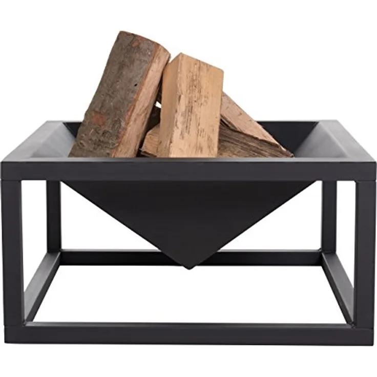 RedFire 81025 Tervo Feuerstelle aus Metall, schwarz, 80 cm