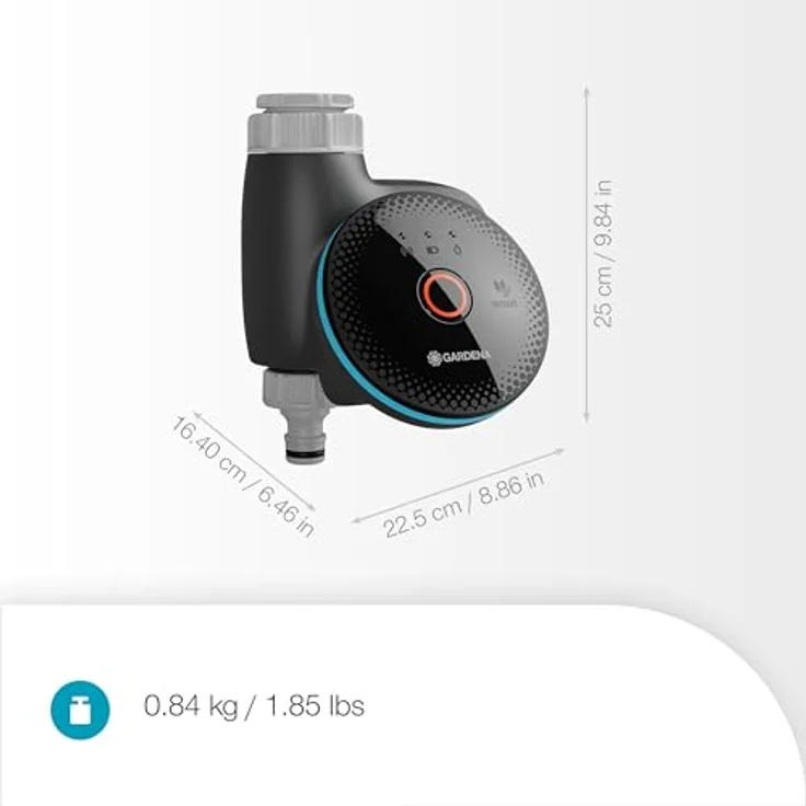 Gardena smart Water Control Set, Bewässerungssteuerung mit datengestützter Automatisierung und Smart Home Integration, Hochwertige Ventiltechnik (19043-20) – Bild 5