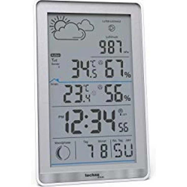 Funkwetterstation WS9218 inklusive Außensender TX106-TH, Innentemperatur, Außentemperatur, Luftfeuchte, Luftdruck, Vorhersage – Bild 3