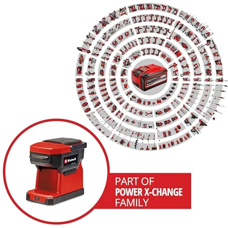 Einhell Akku-Kaffeemaschine TE-CF 18 Li-Solo Power X-Change (18 V, 240 ml Wasserbehälter, für Filterkaffee & Kaffeepads, Tragegriff, inkl. Kaffeetasse mit Deckel, ohne Akku) – Bild 2