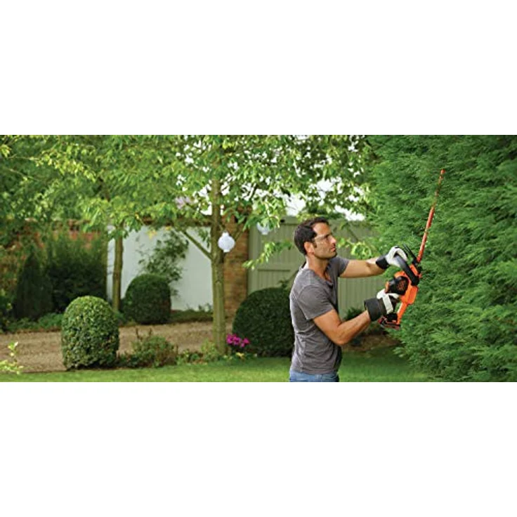 Black & Decker Akku Heckenschere, 50cm Schwertlänge, 18V-2,0 Ah - GTC18502PC-QW – Bild 4