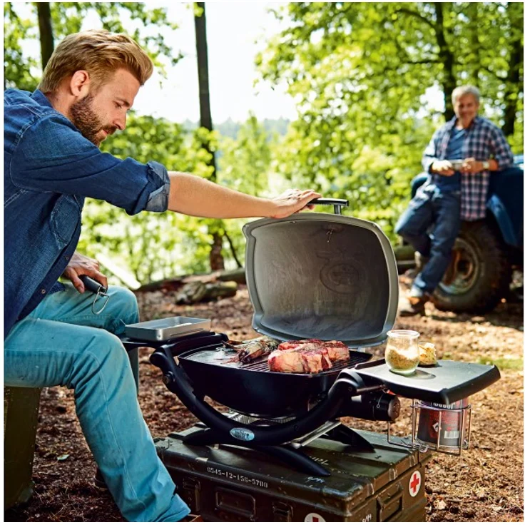 Weber Q 1200 Black Line Gasgrill – Bild 5