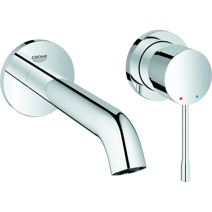 Grohe Essence 2-Loch-Waschtischbatterie, Ausladung 183 mm, Chrom